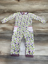 Burt's Bees Baby Vegetables Coverall Pink sz 6-9m