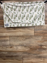 Copper Pearl Stretchy 5 in 1 Multi Use Cover Leaf Print White