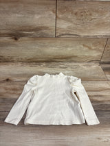 Baby Gap Ribbed Long Sleeve Shirt Ivory sz 12-18m