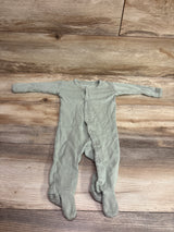 L'ovedbaby Organic Snap Footie Sleeper Green sz 3-6m