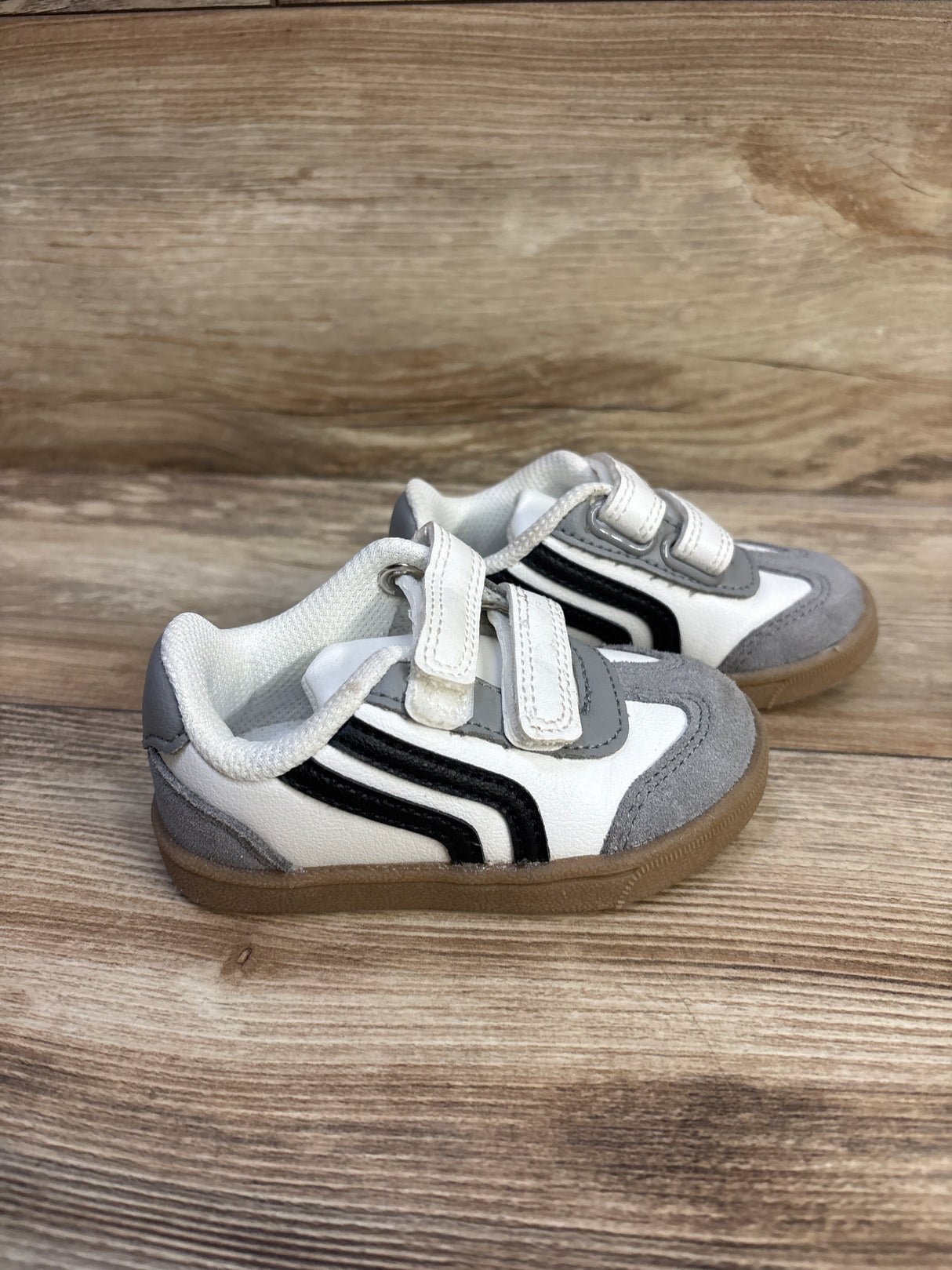 Cat & Jack Dakota Retro Court Sneakers White sz 5c