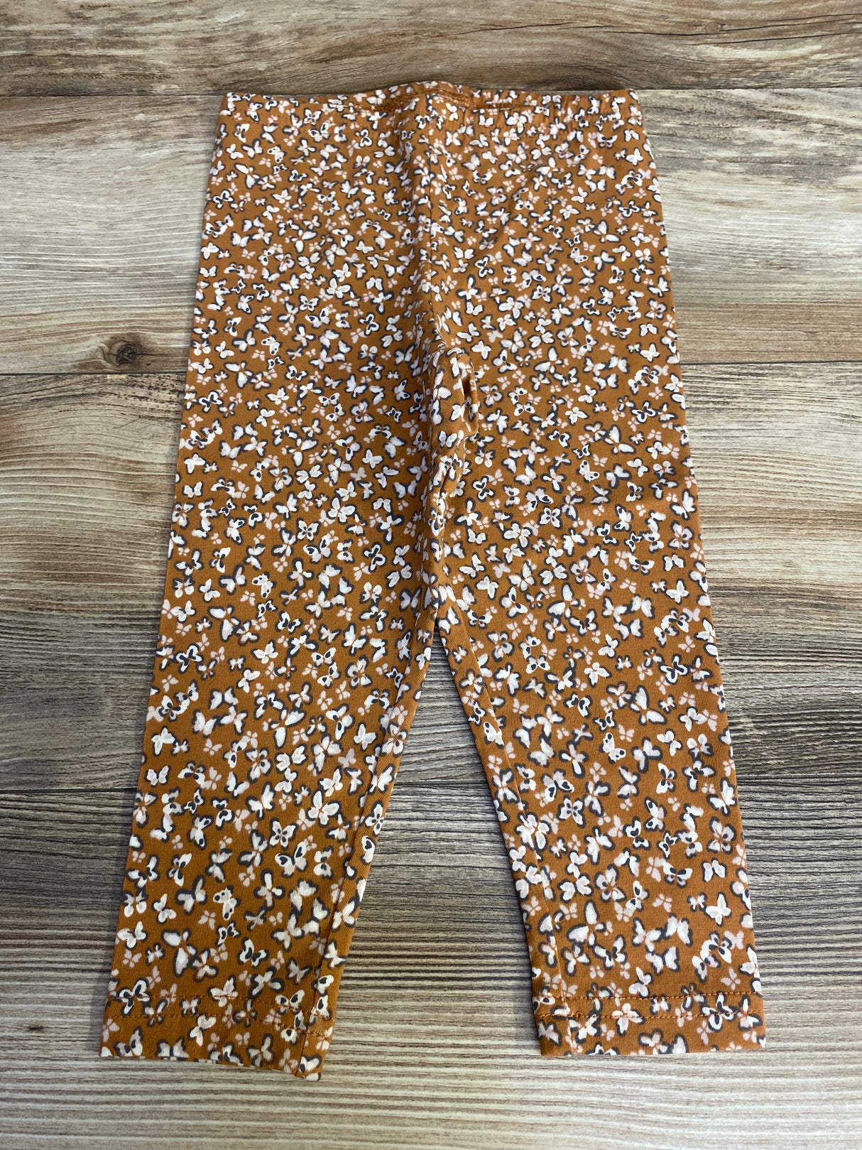 Carter's Butterfly Print Leggings Brown sz 24m