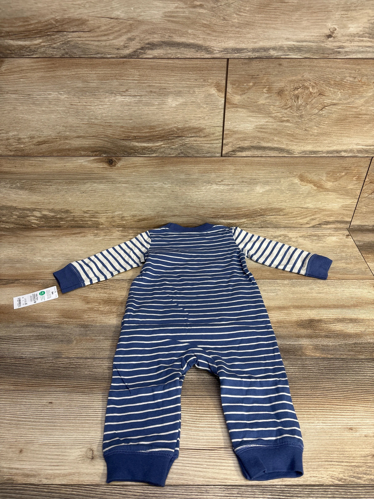NEW Carter's Striped Coverall Blue sz 6m