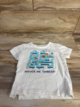 Cherubino Shiver Me Timbers! Shirt White sz 3T