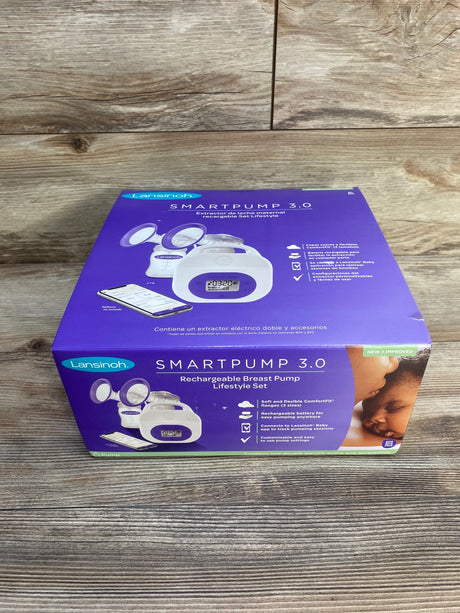 NEW Lansinoh Smartpump 3.0 Double Electric Breast Pump - Me n Mommy To Be
