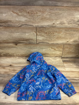 Cat & Jack Dinosaur Windbreaker Jacket Blue sz 2T
