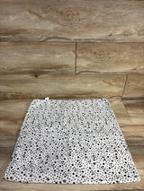 Okie Dokie Muslin Swaddle Blanket, White Polka Dot