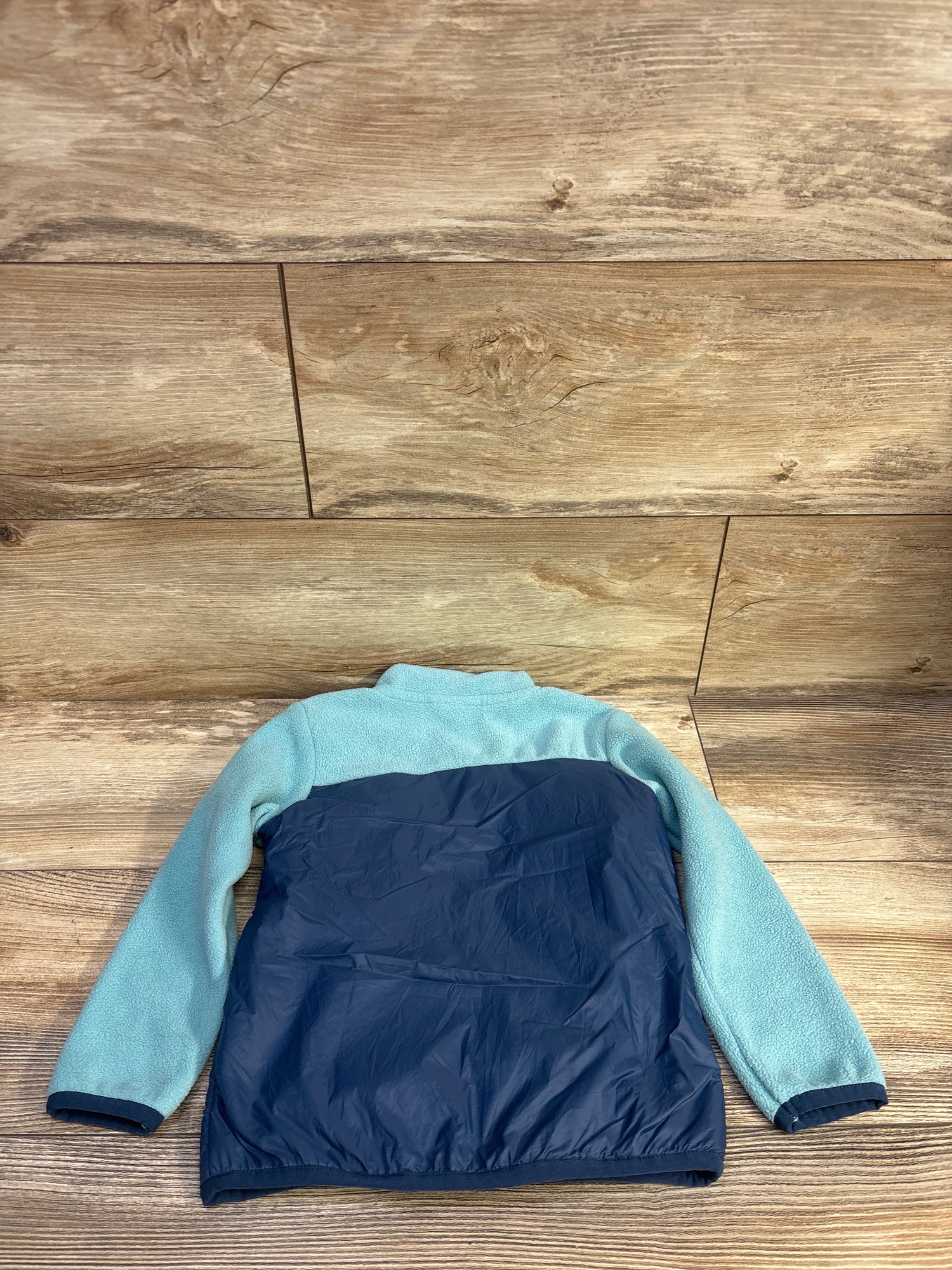 Eddie Bauer Fleece Mixed-Media Jacket Blue sz 3T