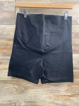 Old Navy Maternity Full Panel Biker Shorts Black sz Small