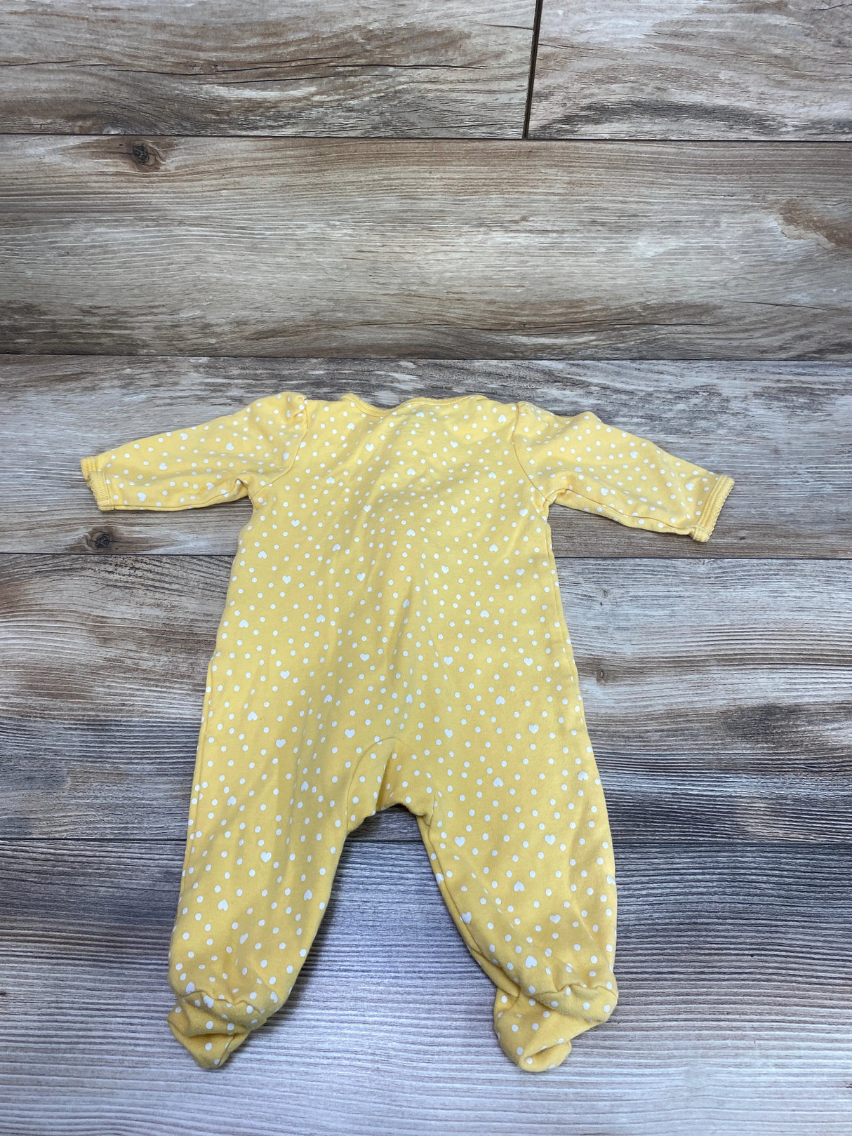 Carter's Polka Dot Sleeper Yellow sz 3m