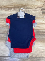 NEW NFL 3pk Patriots Bodysuit Set Grey sz 3-6m