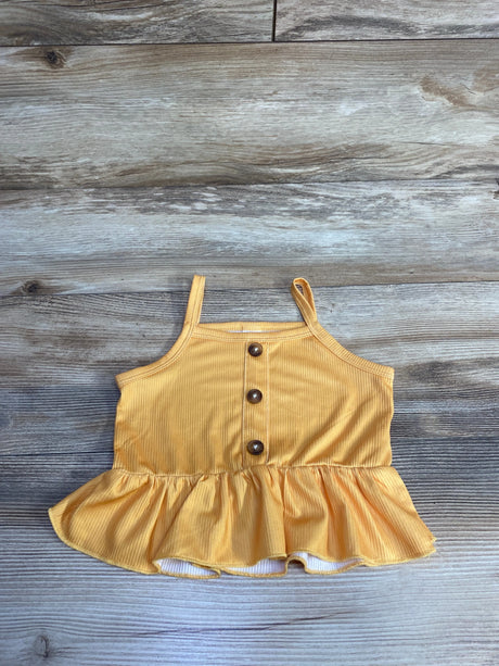 Shein Peplum Top Yellow sz 12-18m - Me n Mommy To Be