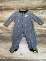 Nike Shoe Print Sleeper Grey sz 3m