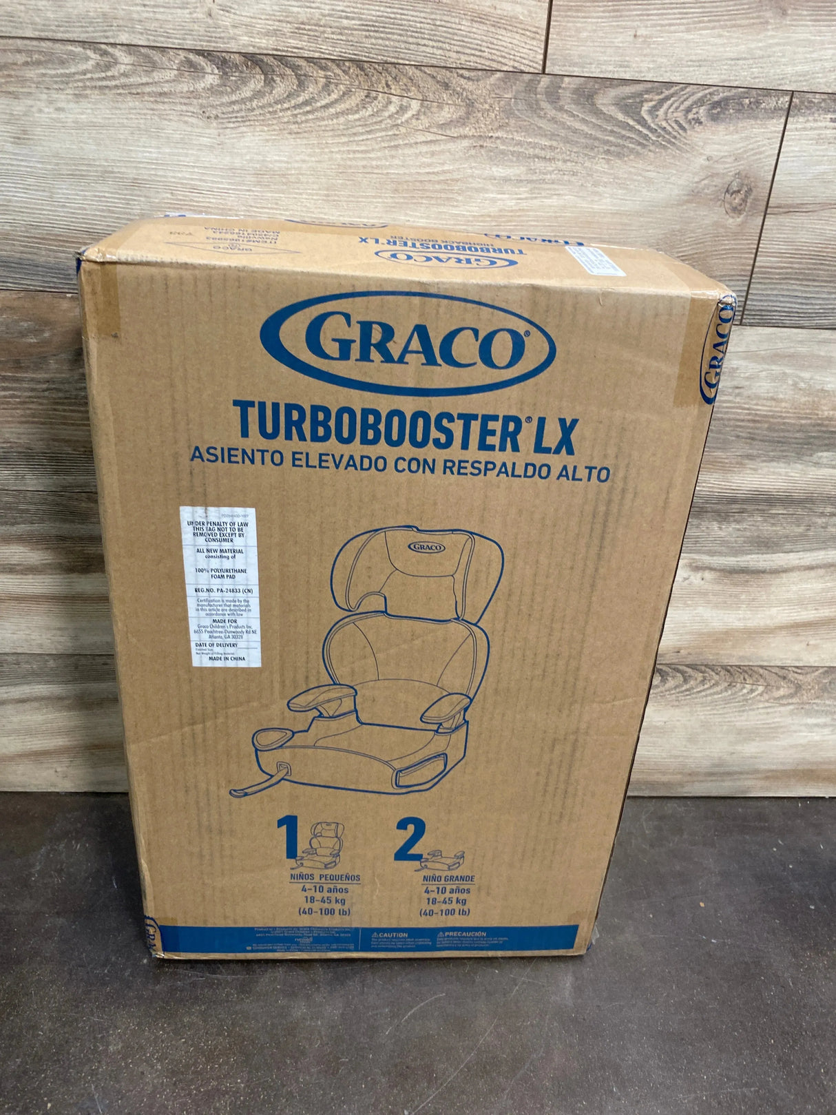 NEW Graco TurboBooster LX Highback Booster Seat with Latch System, Matrix Fashion