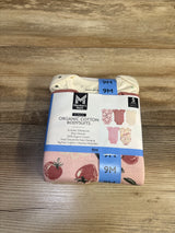 NEW Member's Mark 5pk Organic Bodysuit Set Pink sz 9m