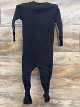 Old Navy Skeleton Heart Sleeper Black sz 12-18m