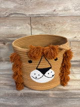 Pillowfort Lion Coiled Rope Basket