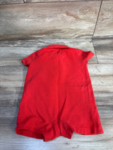 Ralph Lauren Cotton Mesh Polo Shortie Romper Red sz 9m