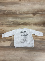 Disney Baby Mickey Mouse Pullover Sweatshirt Grey sz Newborn