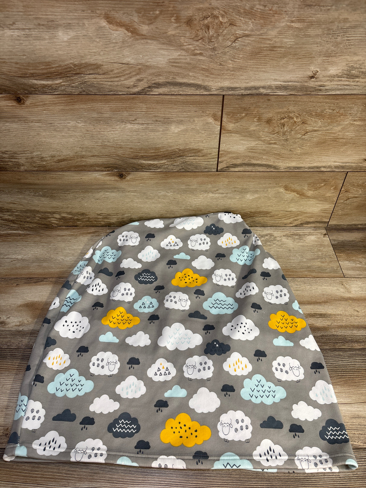 Acrabros Car Seat Cover Grey Clouds
