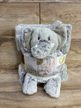 NEW Animal Adventure Cuddle Bundles 2pc Blanket & Soft Toy Set - Elephant