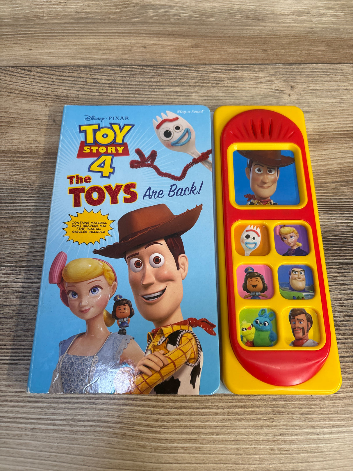 Disney Pixar Toy Story 4 The Toys Are Back! Sound Book