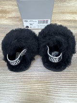 UGG Fluff Yeah Slides Black sz 0/1c