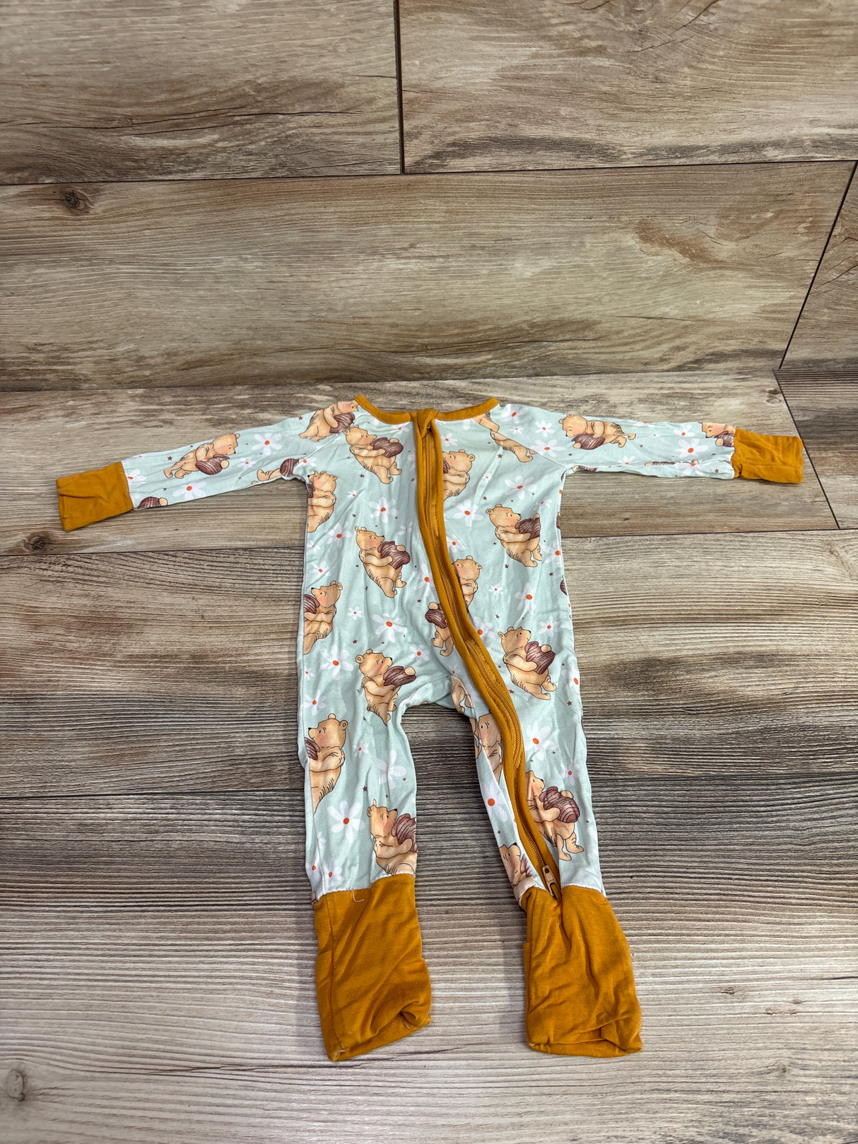 Miozing Winnie The Pooh Bamboo Convertible Sleeper Blue sz 0-3m