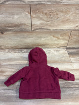 Ralph Lauren Full Zip Hoodie Maroon sz 3m