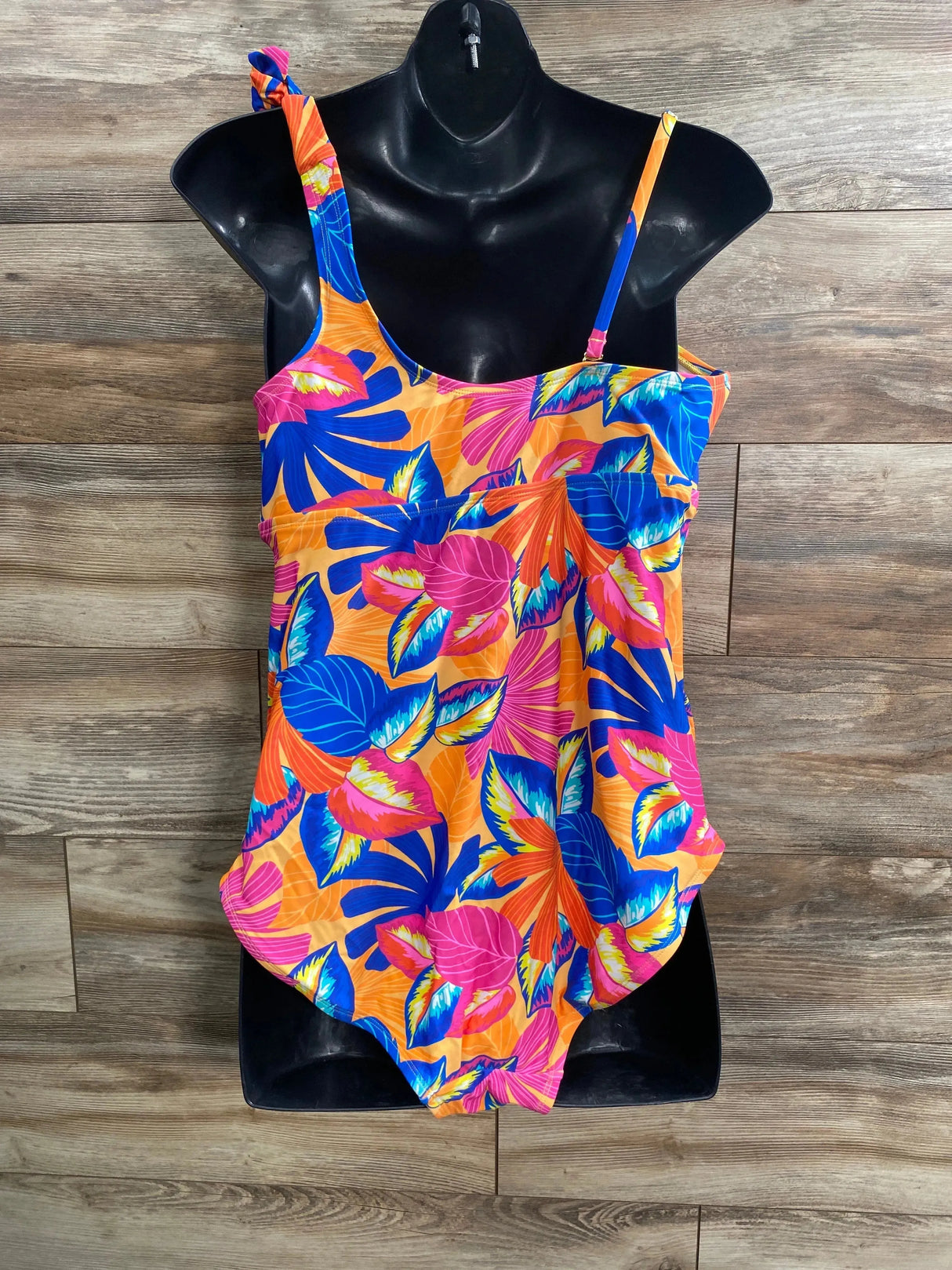 Isabel Maternity Tropical 1pc Swimsuit Orange sz XL