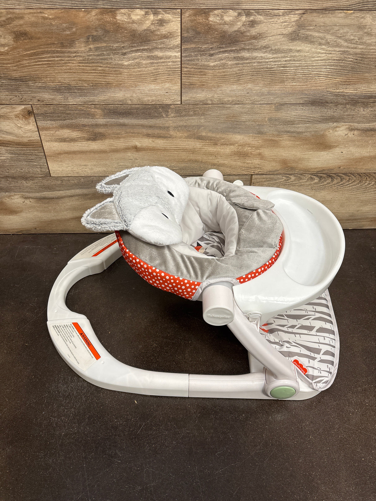 NEW Fisher Price Premium Sit-Me-Up Floor Seat with Snack Tray, Fox