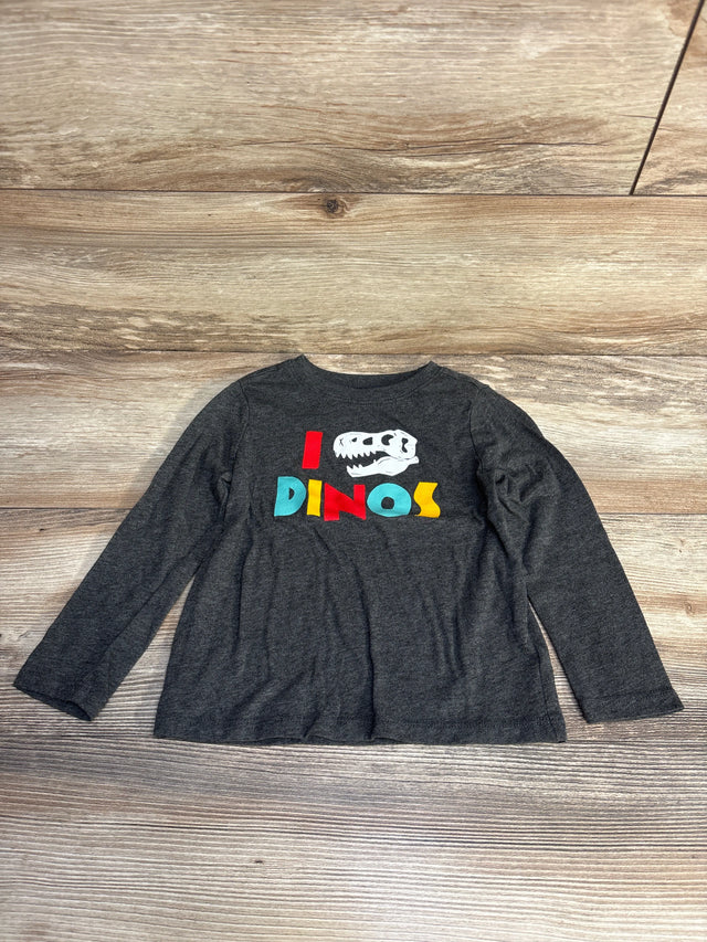 Old Navy I Love Dinos Shirt Grey sz 3T - Me n Mommy To Be