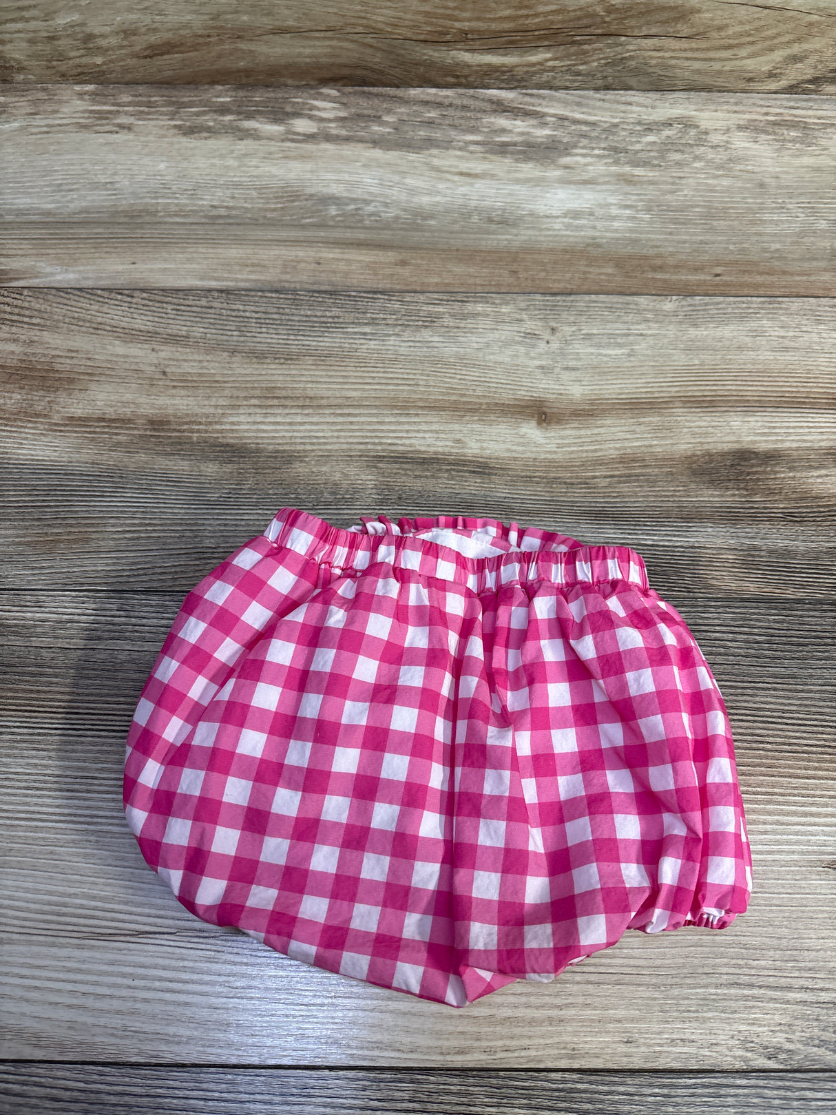 Jacadi Paris Ruffle Checkered Bloomers Pink sz 6m