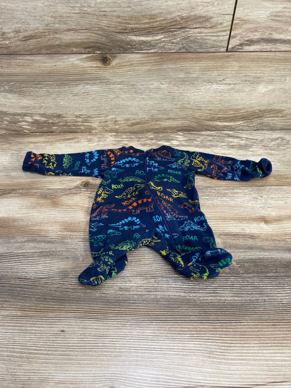 Wonder Nation Dinosaur Sleeper Navy sz Preemie