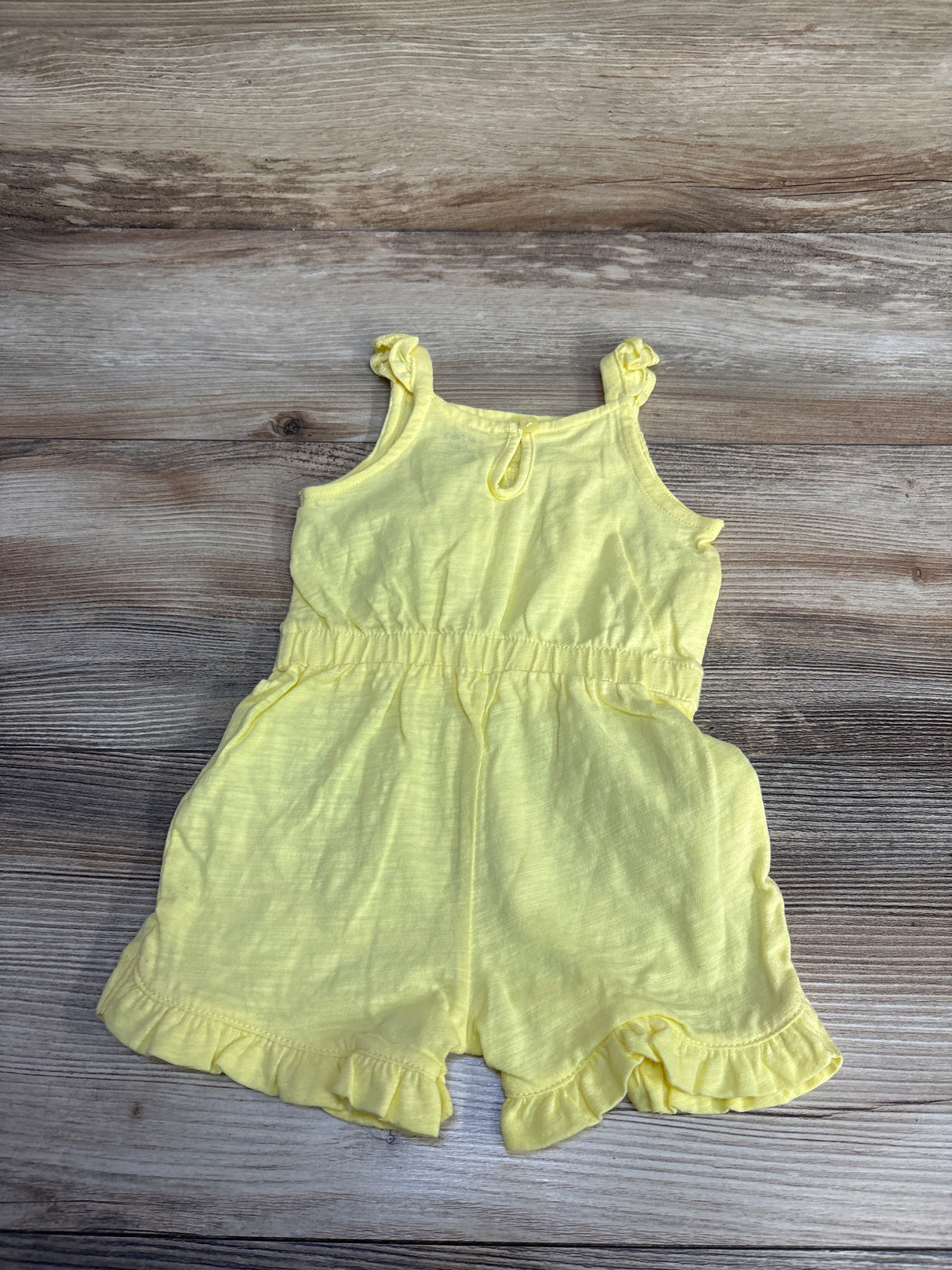 Carter's Sleeveless Shortie Romper Yellow sz 6m