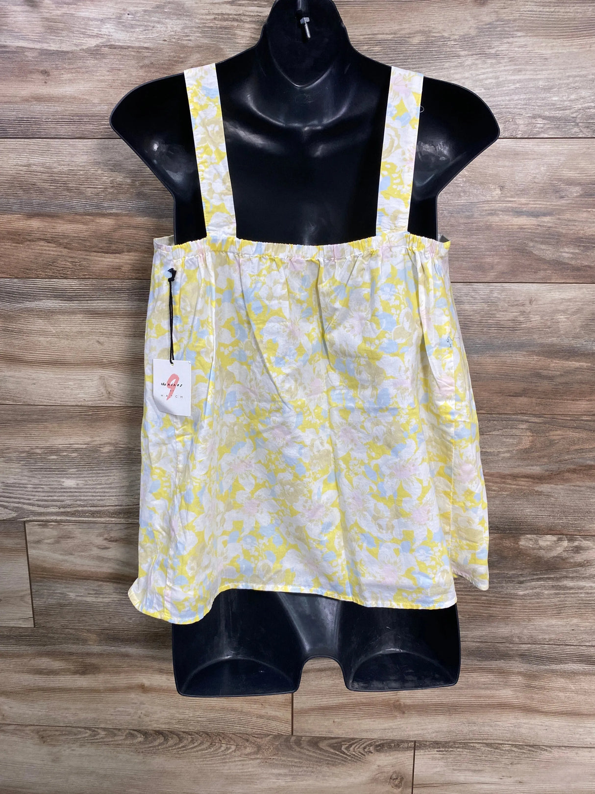 NEW The Nines By Hatch Floral Tank Top Yellow sz XS