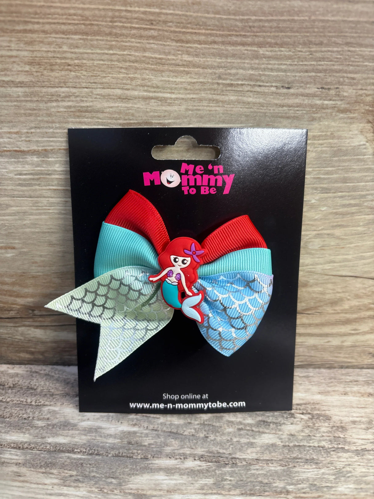 NEW Mermaid Applique Hair Bow