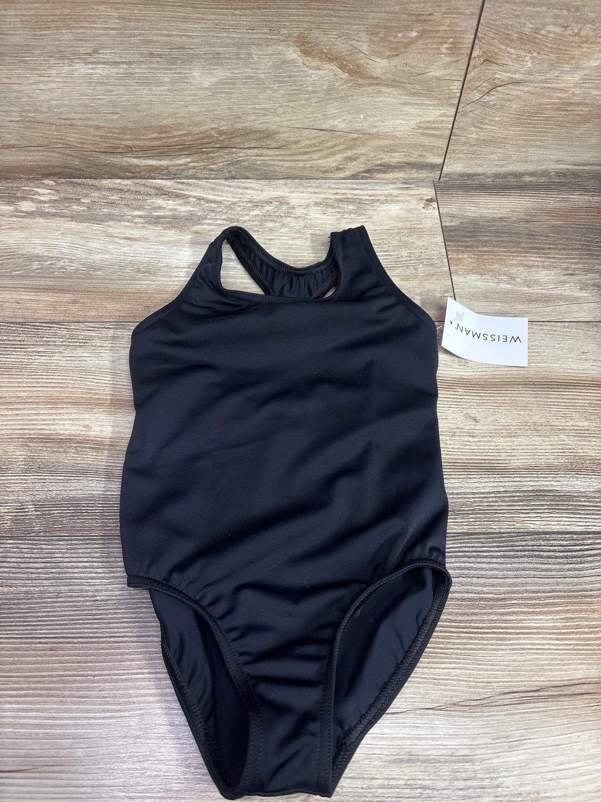 NEW Weissman Back-Cutout Leotard Black sz 4/5T