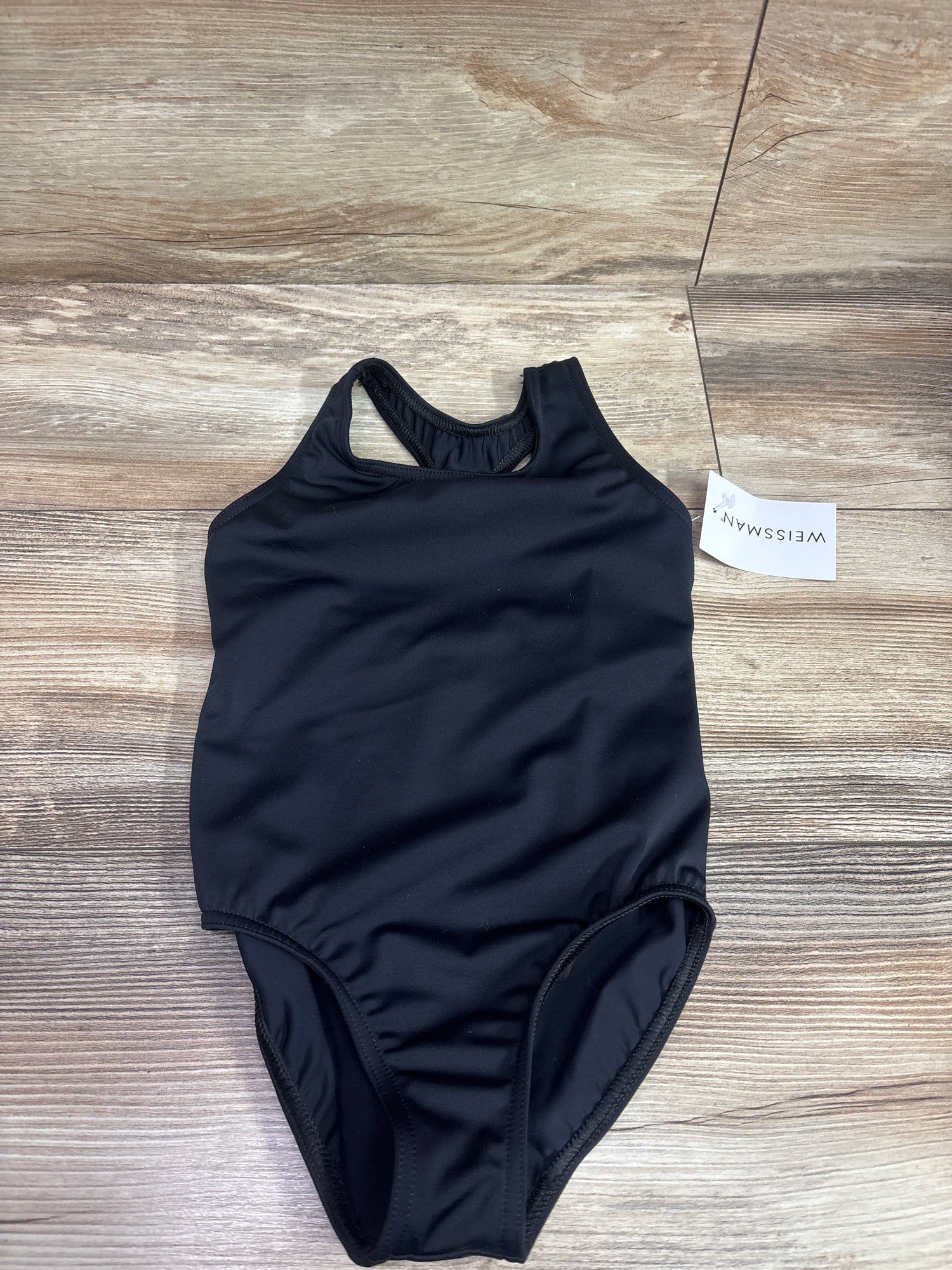 NEW Weissman Back-Cutout Leotard Black sz 4/5T