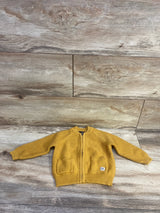 Zara Baby Knit Full-Zip Sweater Yellow sz 3-6m