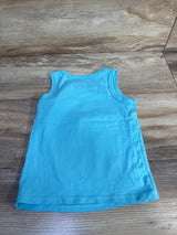 Cat & Jack Mermaid Tank Top Blue sz 2T