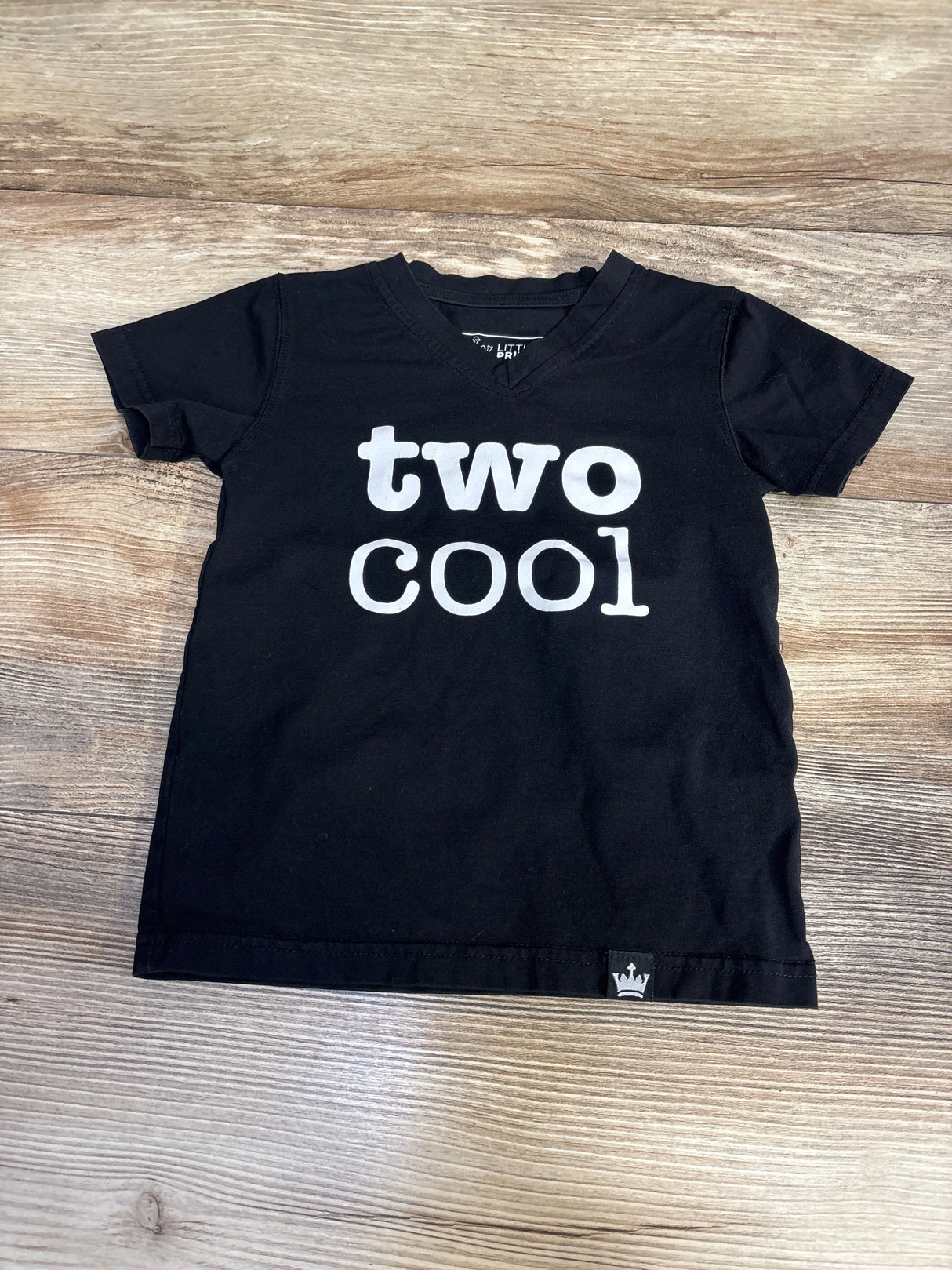 Littlest Prince Two Cool Shirt Black sz 2T - Me n Mommy To Be