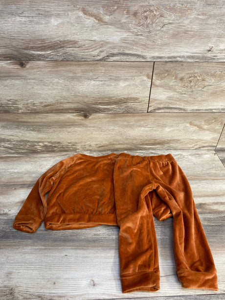 Cat & Jack 2pc Velour Sweatshirt & Joggers Brown sz 3T - Me n Mommy To Be