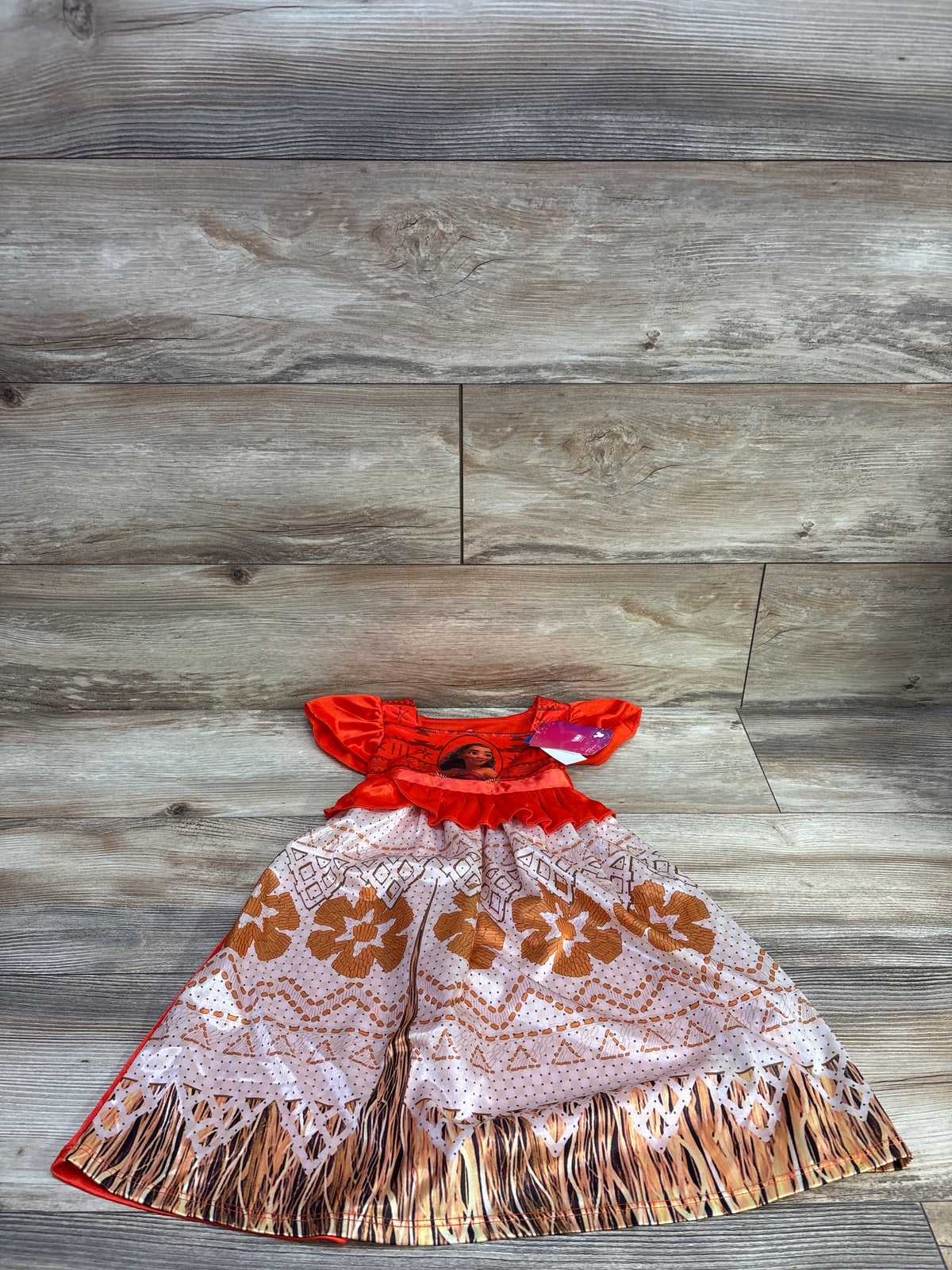 NEW Disney Princess Moana Fantasy Gown Orange sz 2T