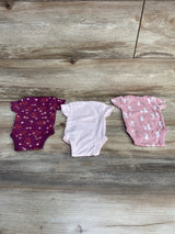 Gerber 3pk Bodysuits Pink sz Newborn