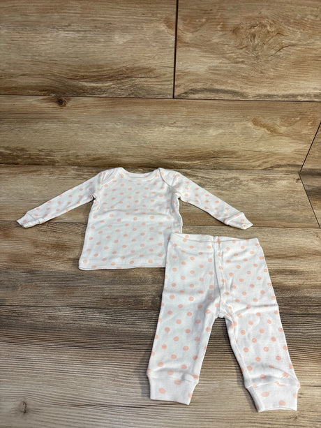 Mighty Goods 2pc Polka Dot Pajama Set White sz 3m - Me n Mommy To Be