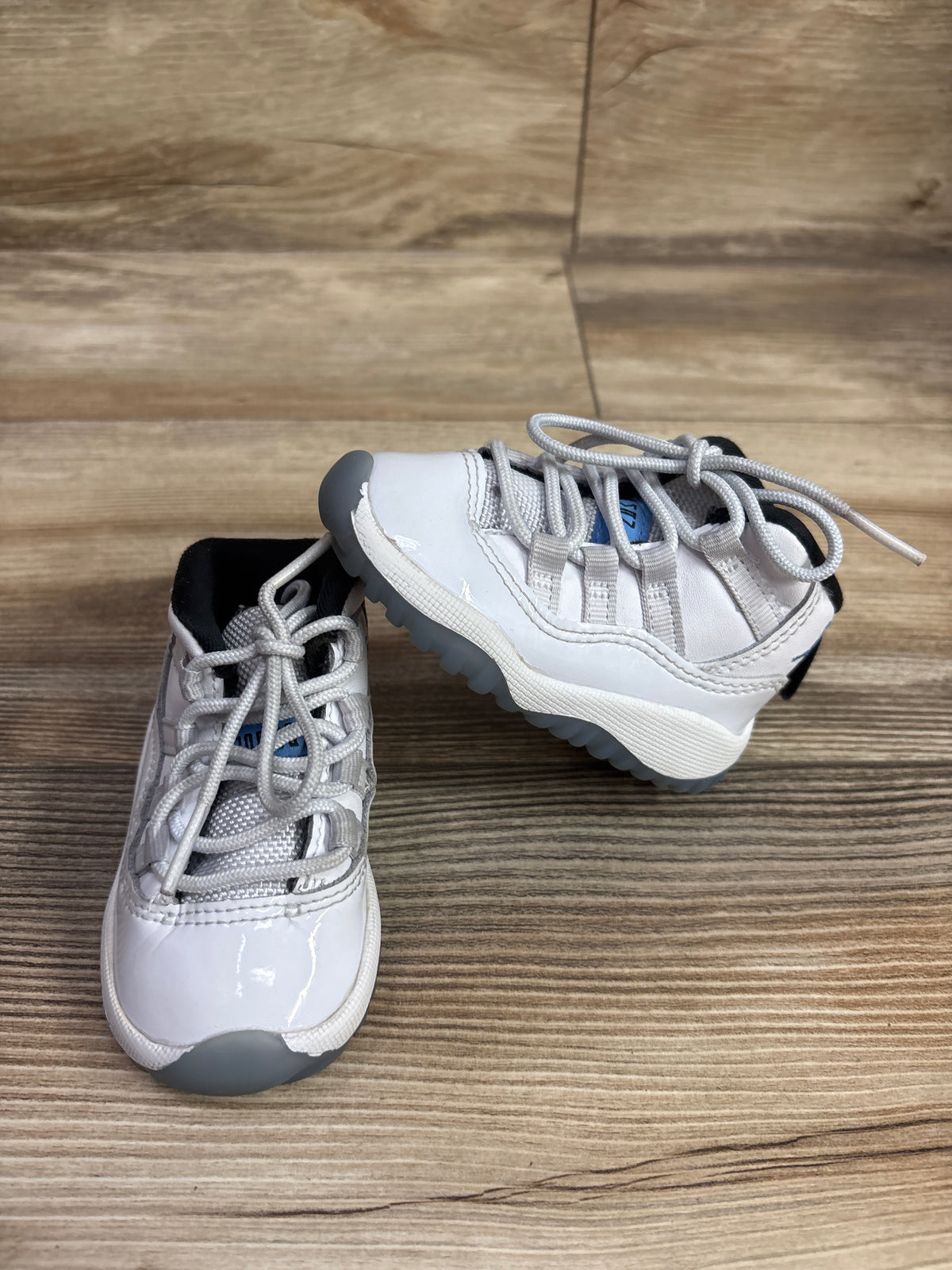 Air Jordan 11 Retro TD 'Legend Blue / Columbia Sneakers sz 4c