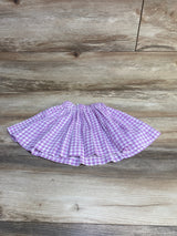 Littlemiss Gingham Skirt Purple sz 3T