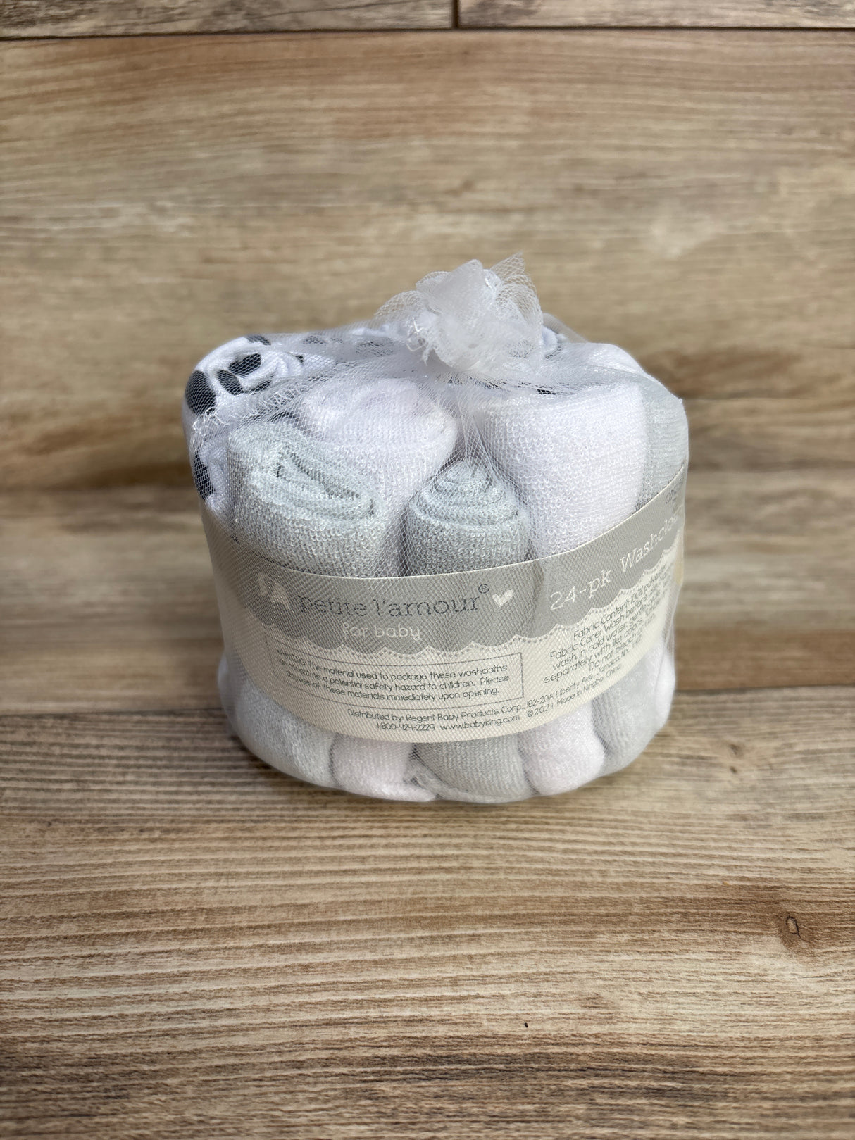 NEW Petite L'amour Infant Washcloths 24pk