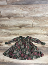 Modern Moments Nature Print Dress Olive sz 18m